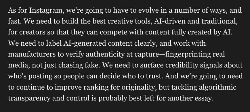 Instagram Authenticity Strategy