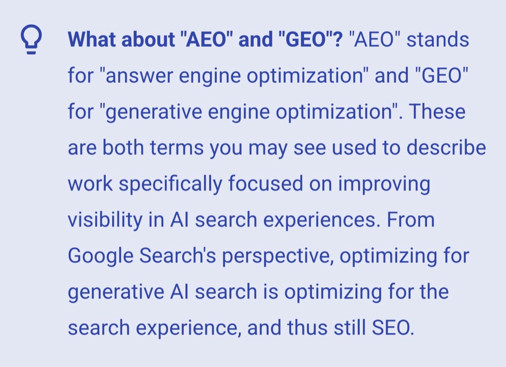 Google AI optimization guide